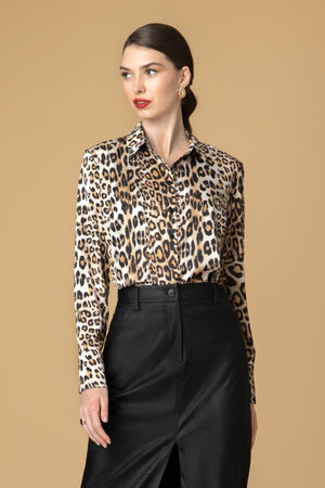 Moutaki leopard shirt