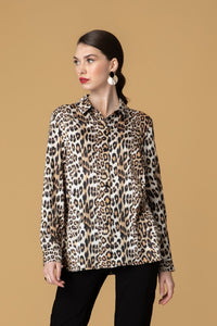 Moutaki leopard shirt