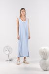 JOEY BASKET DRESS LIGHT BLUE