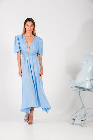 GARNER DRESS LIGHT BLUE