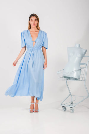 GARNER DRESS LIGHT BLUE