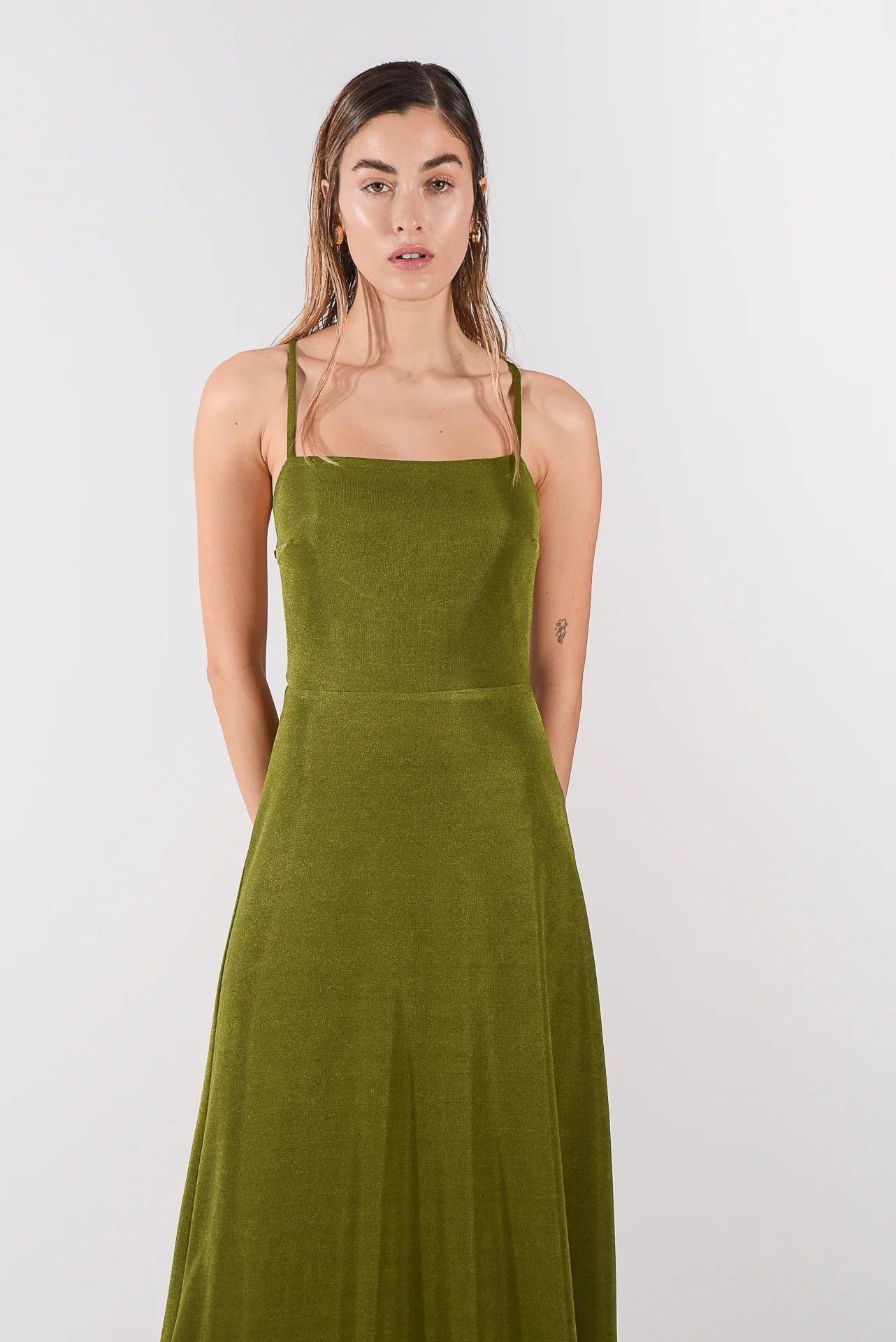 VICTORIA DRESS OLIVE