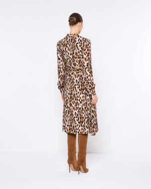 Chemisier dress leopard