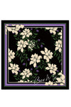 Bee SCARF flowers purple