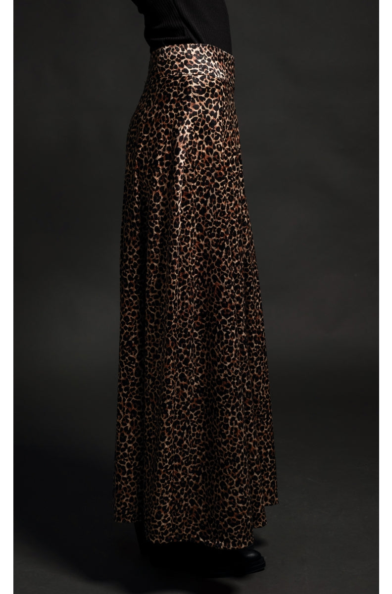 ANIMISM LONG SKIRT -Silky