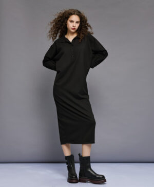 ACCESS MAXI COLLARED DRESS