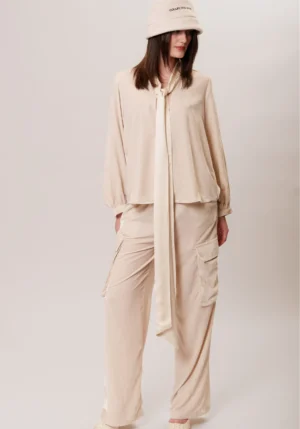 COLLECTIVA NOIR IRENE PANTS ECRU