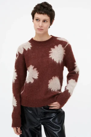 WILD PONY Santini printed jacquard sweater