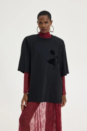 HEMITHEA Sahara Flower T-shirt (Black)