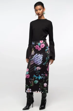 PEACE AND CHAOS AZELEA MIDI SKIRT