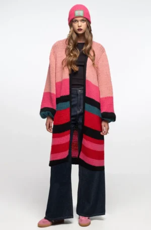 PEACE AND CHAOS CANDYFLOSS CARDICAN - Knit