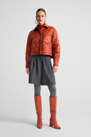 MOUTAKI STRIPED SHORTS GREY