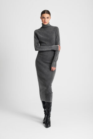 MOUTAKI KNIT DRESS GREY