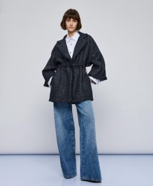 ACCESS Lurex Tweed Jacket
