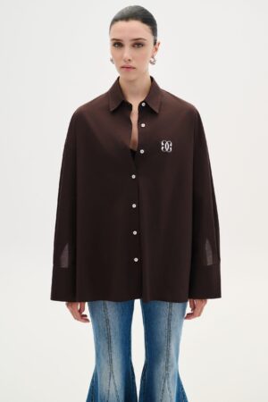 COMBOS Shirt Monochrome Brown