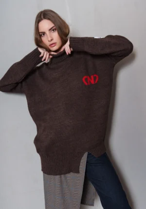 COLLECTIVA NOIR NO6 NO CUT LOGO BROWN