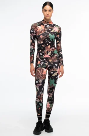 PEACE AND CHAOS SACRED WILD SPORTS LEGGINGS - with pockets