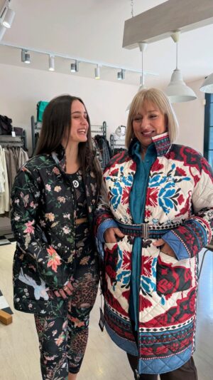 PEACE AND CHAOS MYTHICAL /ROMANCER PUFFER DOUBLE FACED