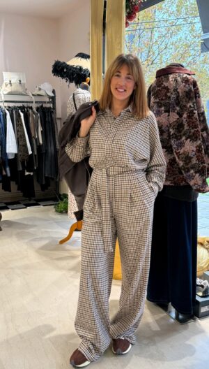 ARPYES OBSERVER JUMPSUIT BROWN