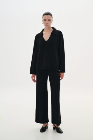 COMBOS Pants Knitwear BLACK