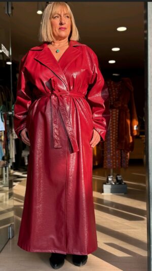 COMBOS Trench Coat Vinyl BORDEAUX