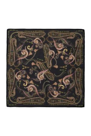HEMITHEA Lemonchello Scarf (Paisley Golden Fields Black)