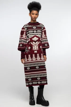 PEACE AND CHAOS MYTHICAL LONG DRESS - Knit