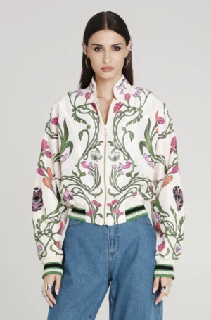 PEACE AND CHAOS FLEUR BOMBER