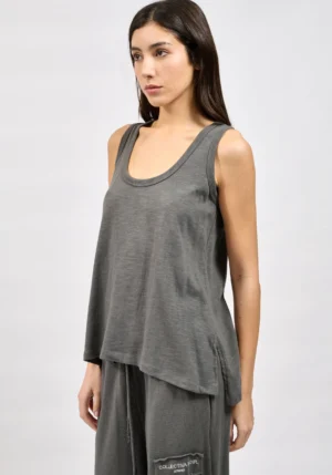 COLLECTIVA NOIR AURA TOP GREY
