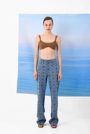 ARPYES AMBER JEANS ALLOVER BEADED