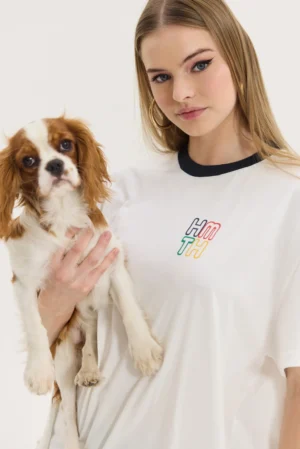 HEMITHEA Cheetah T-shirt Off White (Retro Athens)