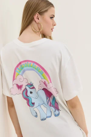 HEMITHEA Cheetah T-shirt Off White (Pony)
