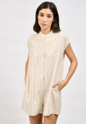 COLLECTIVA NOIR ROOT PLAYSUIT