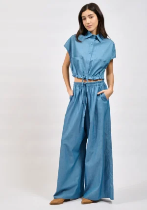 COLLECTIVA NOIR VEIL PANTS