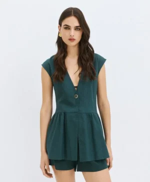 ACCESS Ruffled Vest Top