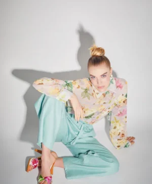 ACCESS FLORAL SHIRT MINT