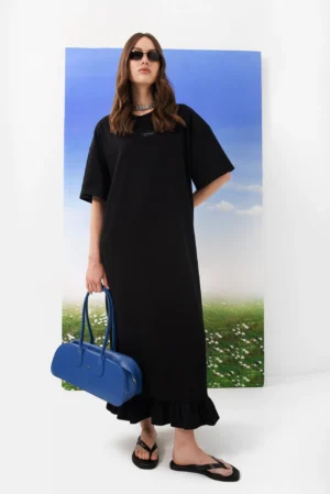 ARPYES EASY LIVING DRESS BLACK