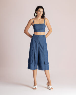 MOUTAKI Denim Bermuda