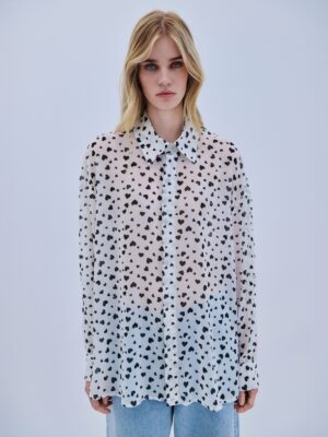 COMBOS Shirt Hearts WHITE