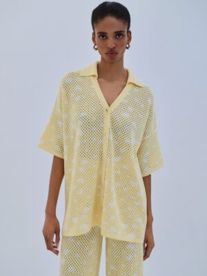 COMBOS Cardigan Polo V Hearts