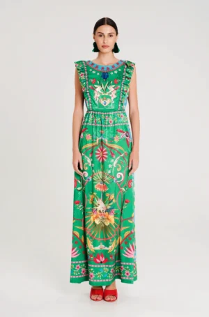 PEACE AND CHAOS EXOTIC LONG DRESS - Jacquard