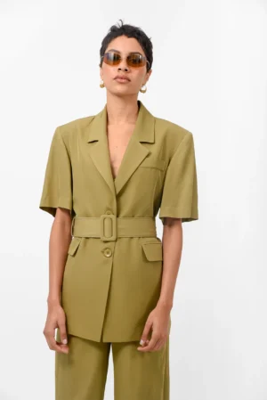 ARPYES MELTEMI BLAZER OLIVE