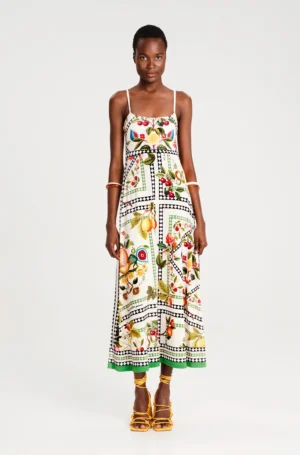 PEACE AND CHAOS TUTTI-FRUTTI DRESS