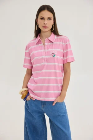HEMITHEA Dolly T-shirt (Pink Stripes)