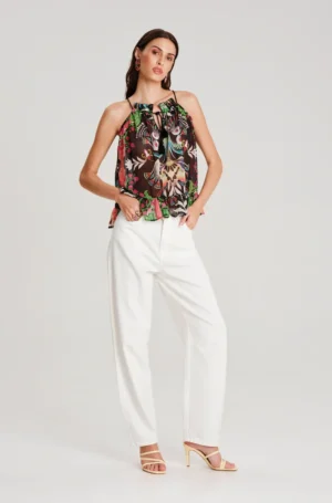 PEACE AND CHAOS RAINFOREST BLOUSE