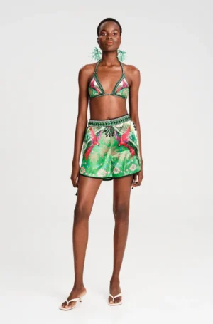 PEACE AND CHAOS OASIS SHORTS - Silky