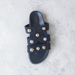 SO CHIC RACHEL SANDAL BLACK