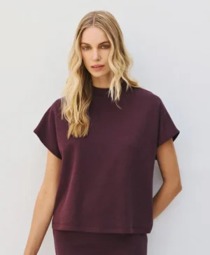ACCESS Short-sleeve blouse BORDO