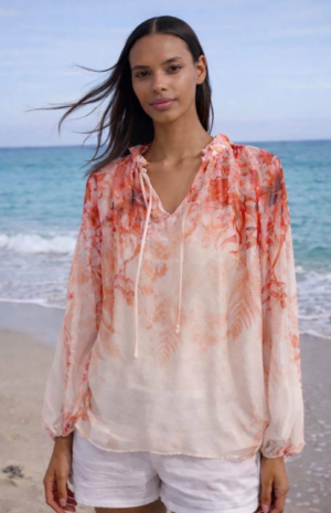 FASHION STAR QUALITY FLORAL BLOUSE
