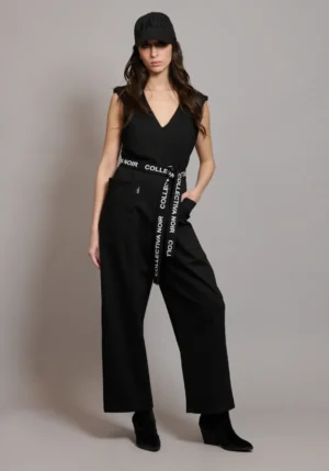 COLLECTIVA NOIR FORM JUMPSUIT BLACK